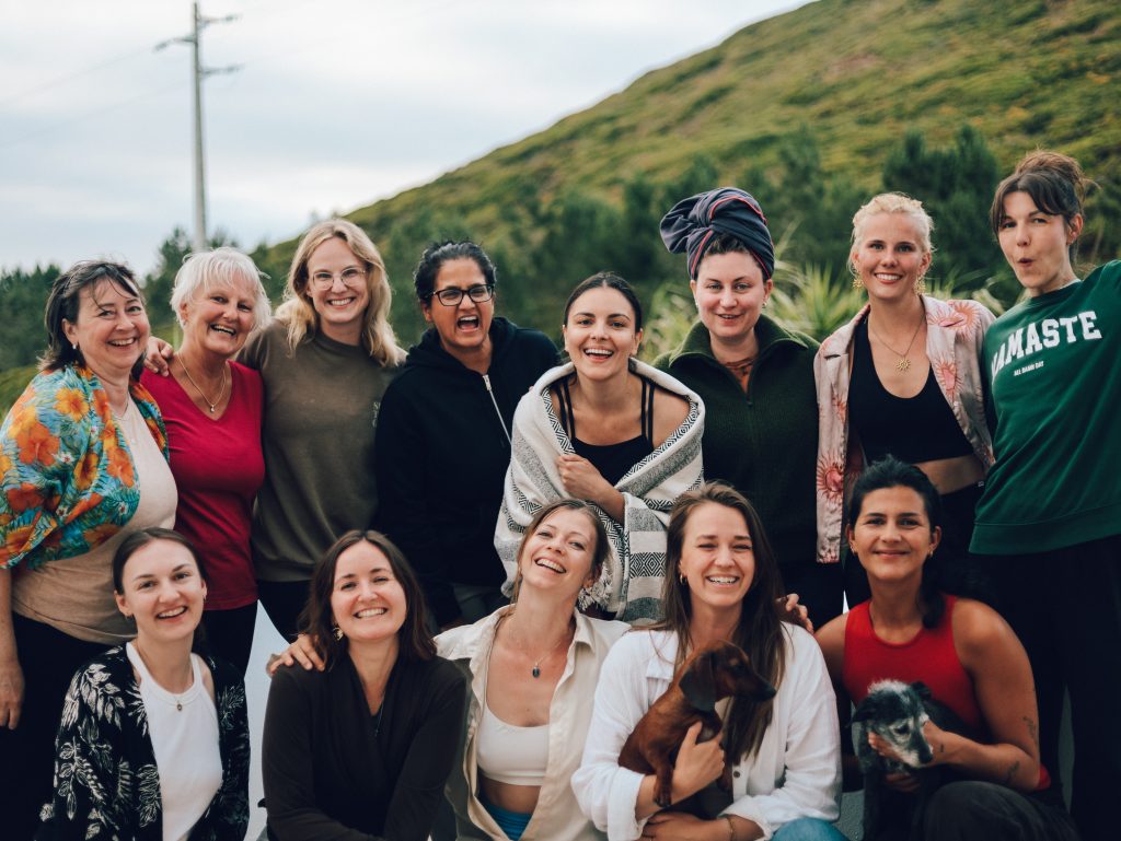 Yoga Retreat Portugal group photo saone guesthouse ericeira